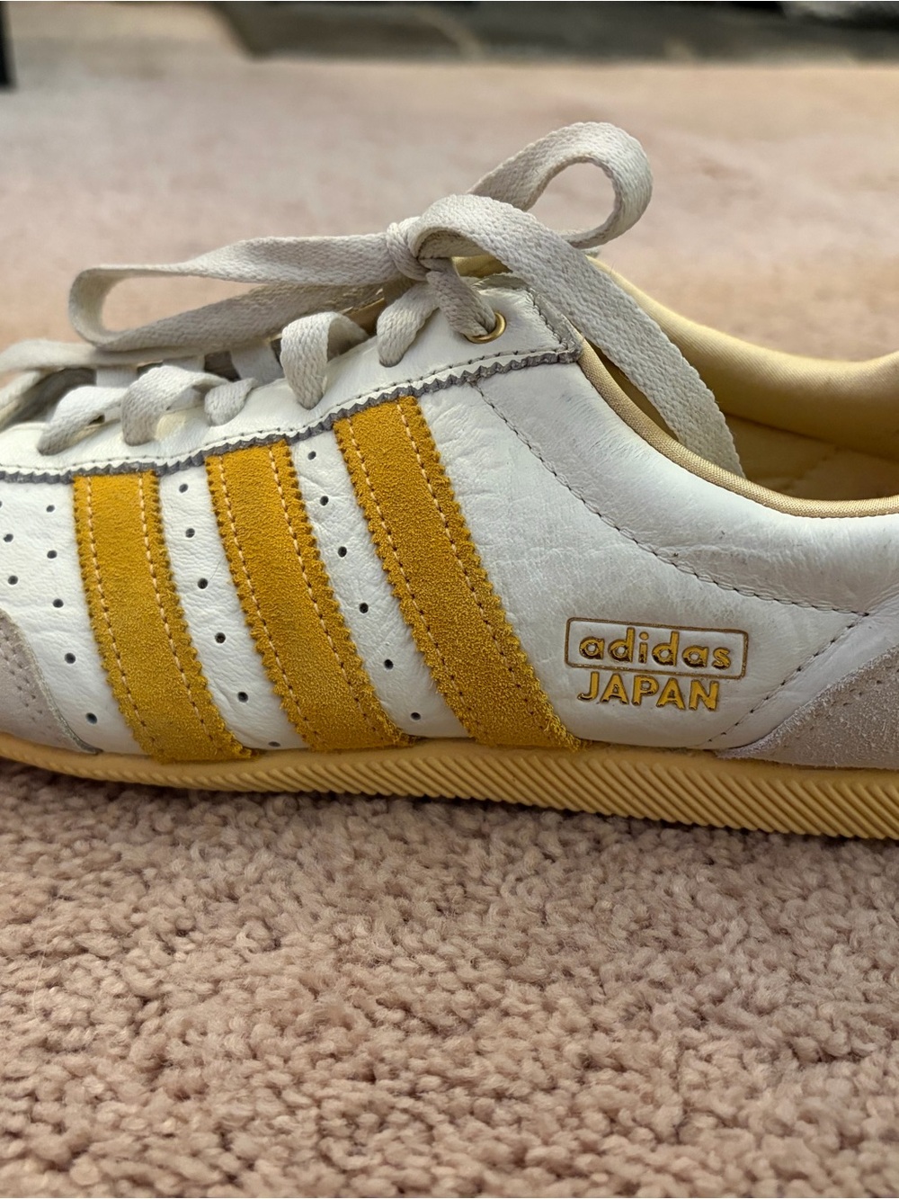 Adidas Japan “Off White / Spark Yellow” (Style IG2011) in US Women’s 8 - Picture 2 of 6